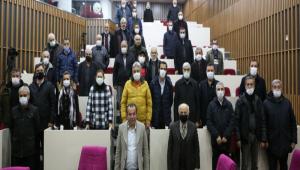 BA�KAN �ZCAN MAHALLE MUHTARLARI �LE B�R ARAYA GELD�