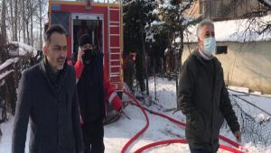 �ZDEM�R VE BEYKOZ YANGIN B�LGES�NDE