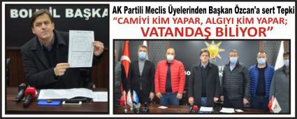 AK Partili Meclis �yelerinden Ba�kan �zcan\'a sert Tepki