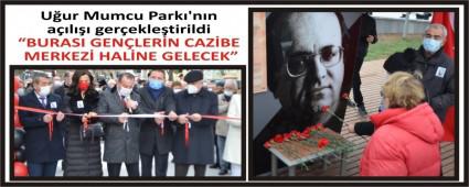 U�ur Mumcu Park�\'n�n a��l��� ger�ekle�tirildi
