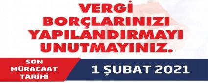 VERG� YAPILANDIRMASI ���N SON 6 G�N