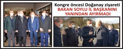 Kongre �ncesi Do�anay ziyareti
