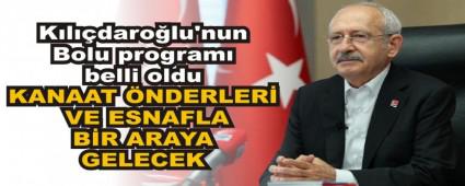 K�l��daro�lu\'nun Bolu program� belli oldu