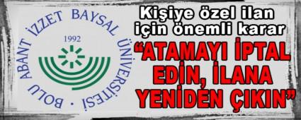 Ki�iye �zel ilan i�in �nemli karar