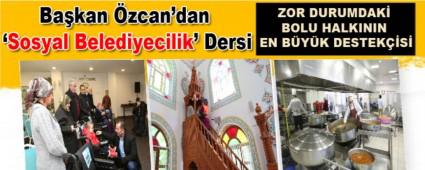 Ba�kan �zcan\'dan �Sosyal Belediyecilik\' Dersi