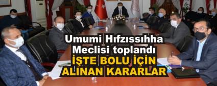 ��TE BOLU ���N ALINAN KARARLAR