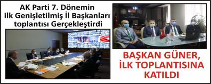 BA�KAN G�NER, �LK TOPLANTISINA KATILDI