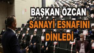BA�KAN �ZCAN SANAY� ESNAFINI D�NLED�