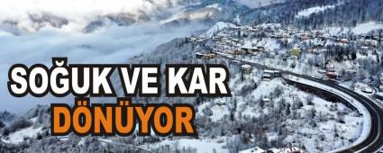 SO�UK VE KAR D�N�YOR
