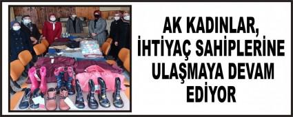 AK KADINLAR, �HT�YA� SAH�PLER�NE ULA�MAYA DEVAM ED�YOR