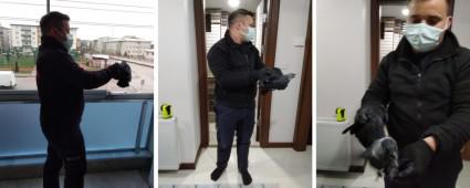 HAVALANDIRMA BO�LU�UNA D��EN YARALI KARGAYI �TFA�YE KURTARDI