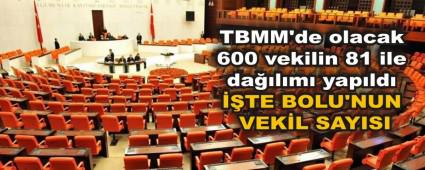 ��TE BOLU\'NUN VEK�L SAYISI