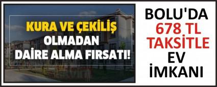 BOLU\'DA 678 TL TAKS�TLE EV �MKANI