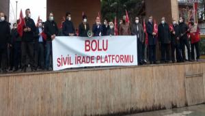BOLU S�V�L �RADE PLATFORMU\'NDAN 103 AM�RAL�N YAYINLADI�I B�LD�R�YE TEPK�