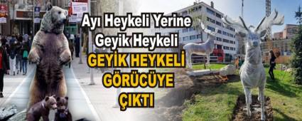 Ay� Heykeli Yerine Geyik Heykeli