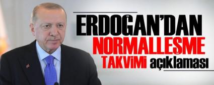 CUMHURBA�KANI ERDO�AN\'DAN NORMALLE�ME A�IKLAMASI