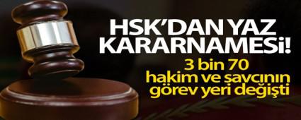 3 B�N 70 HAK�M VE SAVCININ G�REV YER� DE���T�