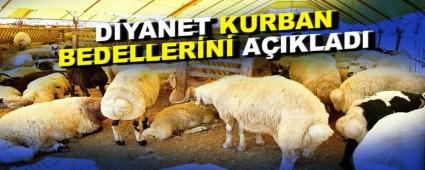 D�YANET KURBAN BEDELLER�N� A�IKLADI