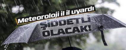 Meteoroloji\'den kuvvetli ya��� uyar�s�!