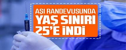 A�I RANDEVULARINDA YA� SINIRI 25\'E �ND�