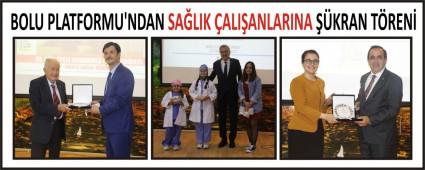 BOLU PLATFORMU\'NDAN SA�LIK �ALI�ANLARINA ��KRAN T�REN�