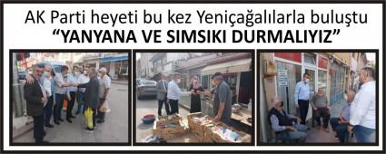 AK Parti heyeti bu kez Yeni�a�al�larla bulu�tu