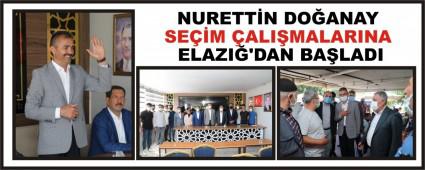 NURETT�N DO�ANAY SE��M �ALI�MALARINA ELAZI�\'DAN BA�LADI