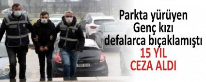 Parkta y�r�yen Gen� k�z� defalarca b��aklam��t�