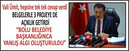Vali �mit, hepsine tek tek cevap verdi