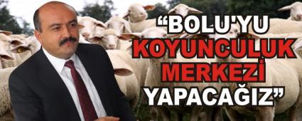 �BOLU\'YU KOYUNCULUK MERKEZ� YAPACA�IZ�