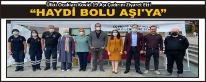 �lk� Ocaklar� Kovid-19 A�� �ad�r�n� Ziyaret Etti 