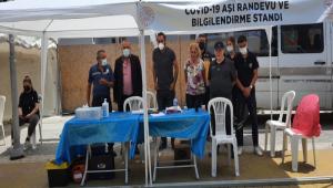 BALCI VE BARUT�U\'DAN A�I STANDINA Z�YARET