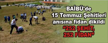 BA�B�\'de 15 Temmuz �ehitleri an�s�na fidan dikildi