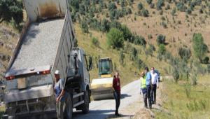 KAYMAKAM AYHAN ASFALT �ALI�MALARINI �NCELED�