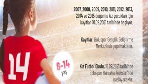 KIZ FUTBOL OKULU KAYITLARI 1 EYL�L\'DE BA�LIYOR