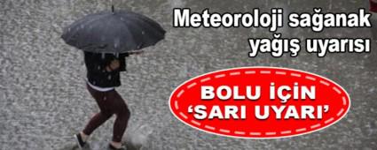 BOLU ���N �SARI UYARI\'