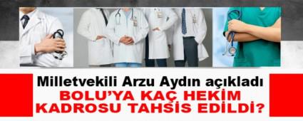 BOLU\'YA KA� HEK�M KADROSU TAHS�S ED�LD�?