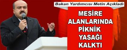 MES�RE ALANLARINDA P�KN�K YASA�I KALKTI