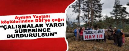 AYMAN YAYLASI K�YL�LER�NDEN DS�\'YE �A�RI