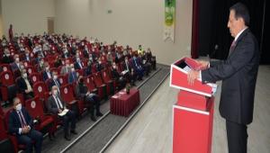 Vali �mit, Merkez Mahalle ve K�y Muhtarlar�yla Bir Araya Geldi