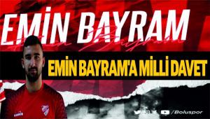 Emin Bayram Milli Futbol Tak�m�\'n�n aday kadrosunda