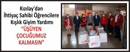 K�z�lay\'dan �htiya� Sahibi ��rencilere K��l�k Giyim Yard�m�