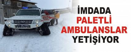 �MDADA PALETL� AMBULANSLAR YET���YOR