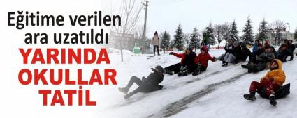 E�itime verilen ara uzat�ld�