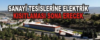 SANAY� TES�SLER�NE ELEKTR�K KISITLAMASI SONA ERECEK