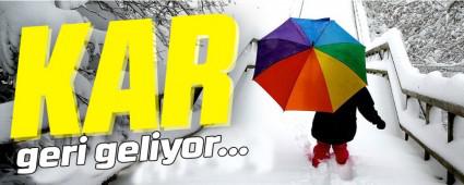 METEOROLOJ�'DEN SARI KODLU UYARI