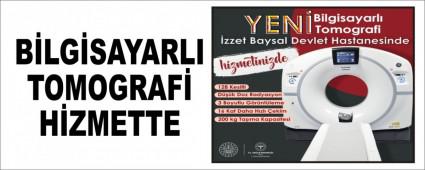 B�LG�SAYARLI TOMOGRAF� H�ZMETTE