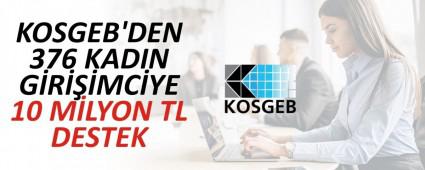 KOSGEB\'DEN 376 KADIN G�R���MC�YE 10 M�LYON TL DESTEK