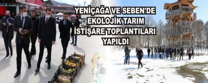 ​YEN��A�A VE SEBEN\'DE EKOLOJ�K TARIM �ST��ARE TOPLANTILARI YAPILDI
