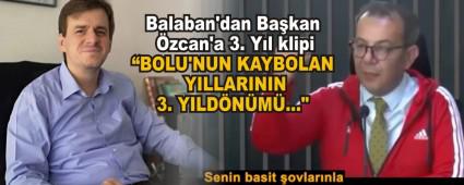 Balaban\'dan Ba�kan �zcan\'a 3. Y�l klipi